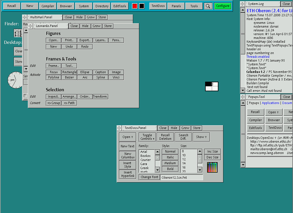 Oberon Running the Oberon OS Terry Ross Flickr