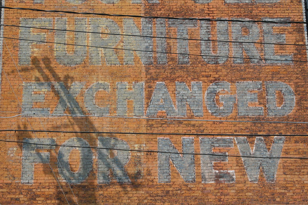 ghost sign old furniture store in Paducah, KY. ctbirdsong Flickr