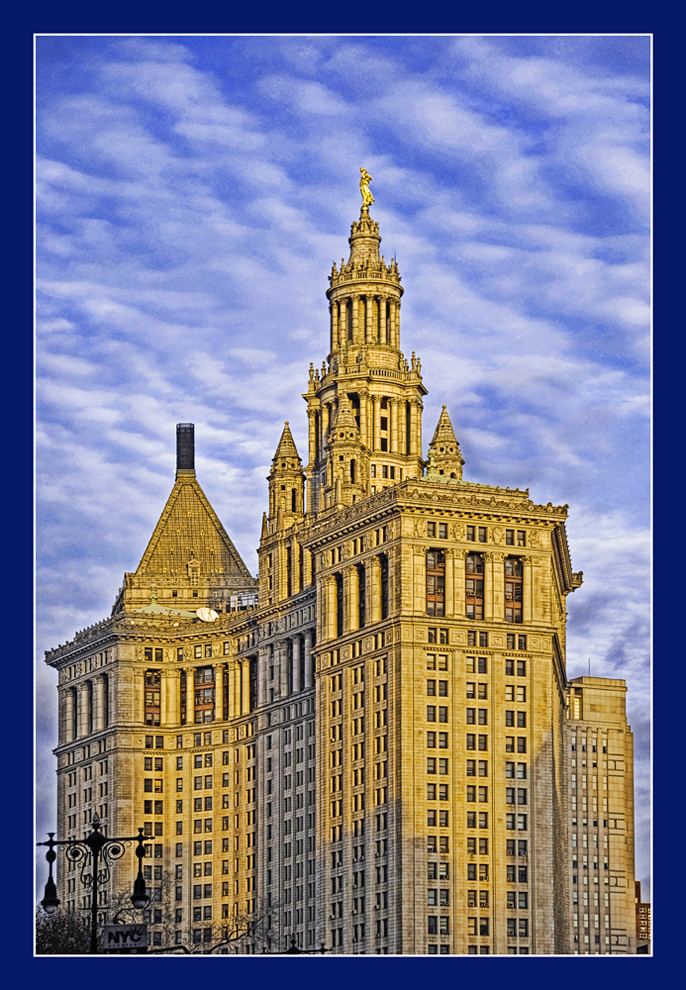 New York. Gold and Blue. THE MUNICIPAL BUILDING (1 Centre … Flickr