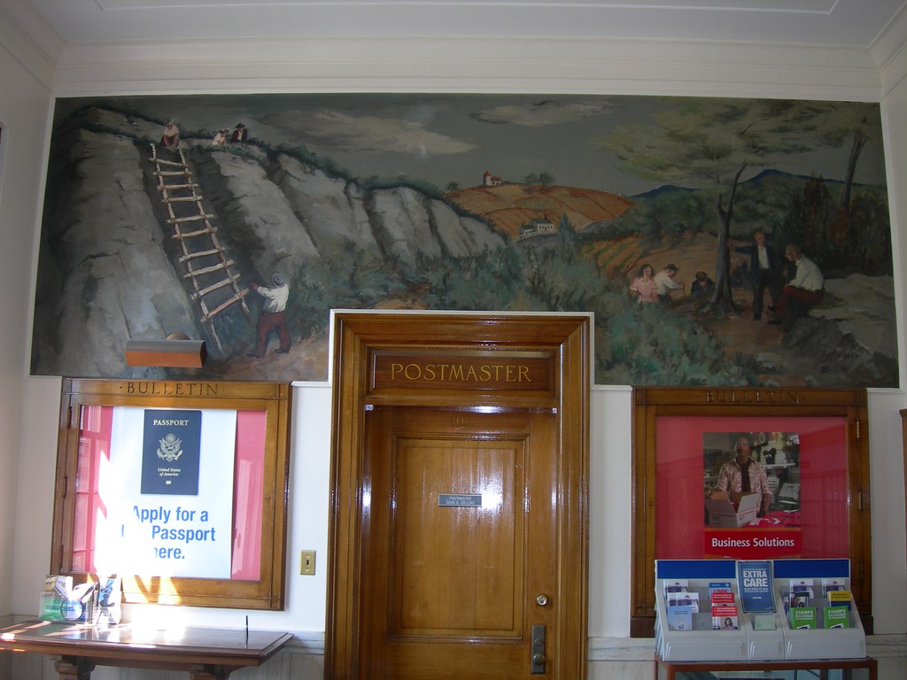 Delmar Post Office Mural Delmar, New York New Deal mural e… Flickr