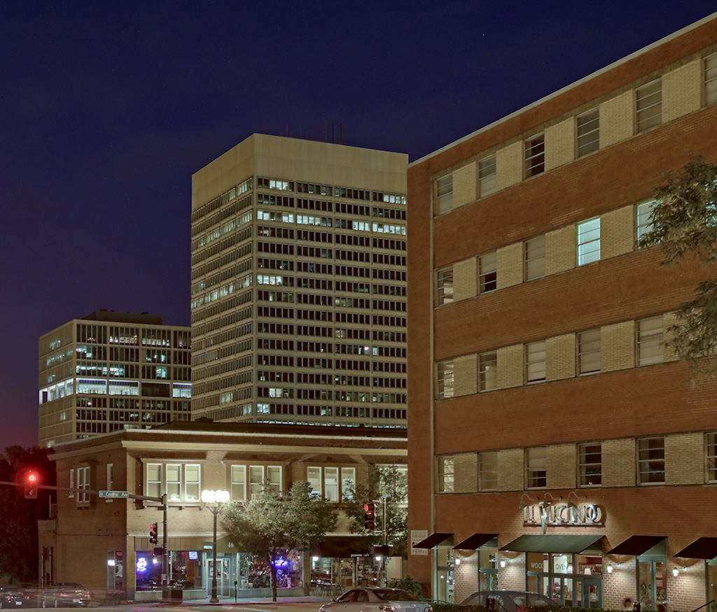 Downtown Clayton, Missouri, USA, at night 9 www.romeofthew… Flickr