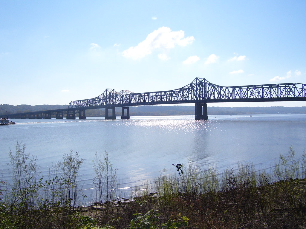 Peoria IL Illinois River & McCluggage Bridge Karas Hall Flickr