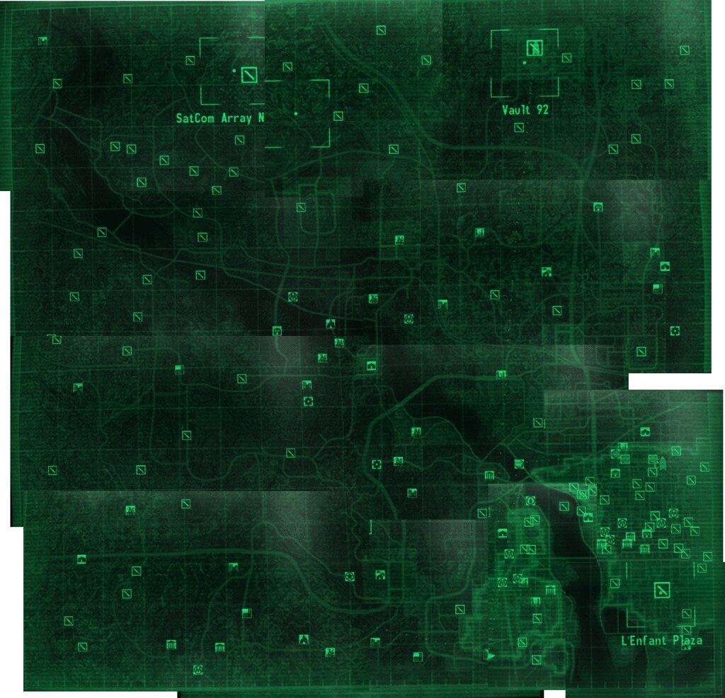 Fallout 3 Detailed World Map ロイヤリティフリー フォールアウト3 マップ すべてのマインクラフトコレクション