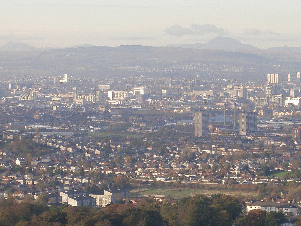 View of Glasgow from Cathkin Braes Looking west towards th… Flickr