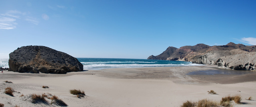 Playa de Monsul Panoramica La playa mas chula que he vis… Flickr