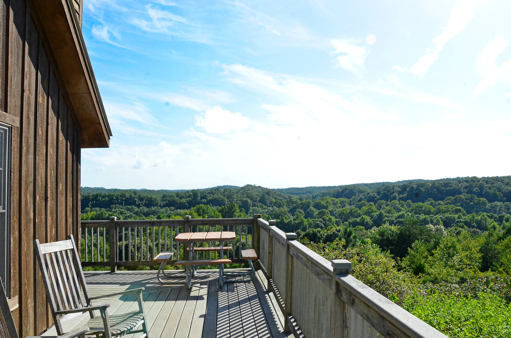 Deck view cabin 12 two bedroom James River State Park Flickr