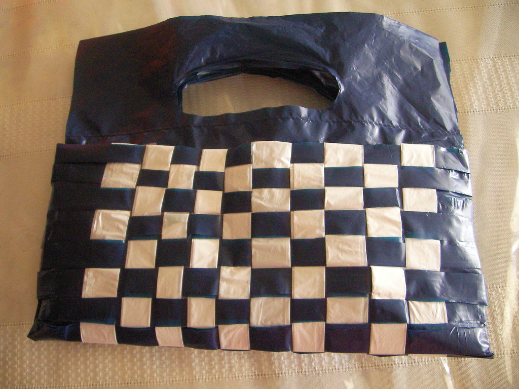 Plastic Bag Purse Made out Sobey's and Stiches Bags. I'm n… Flickr