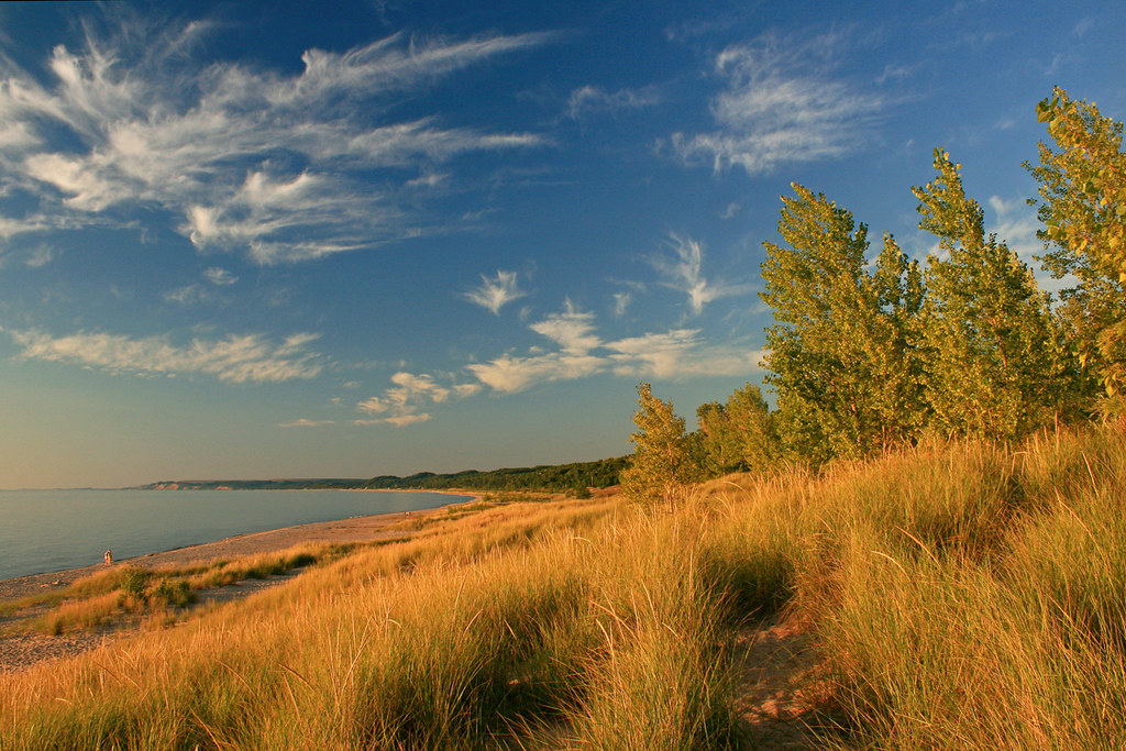 Pentwater Beach Lake Michigan beach scene near Charles Mea… Flickr
