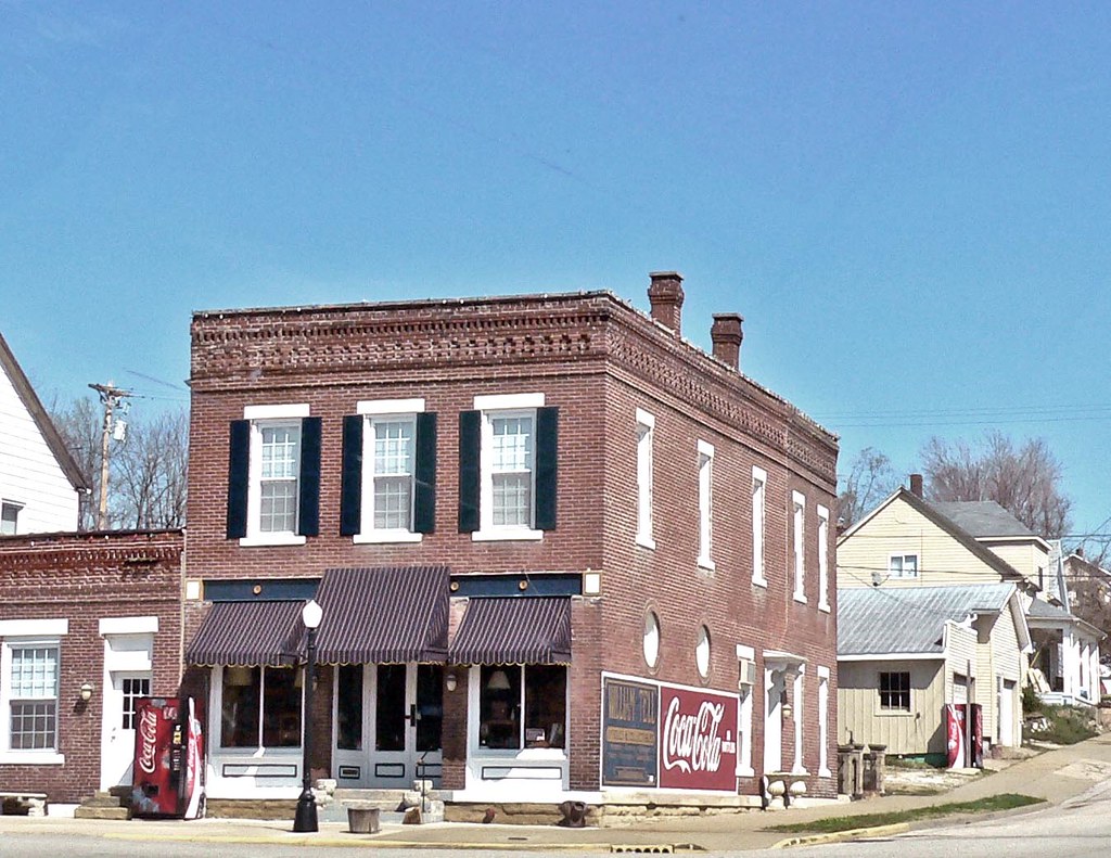Corner in Tell City, Indiana mamabird5o Flickr