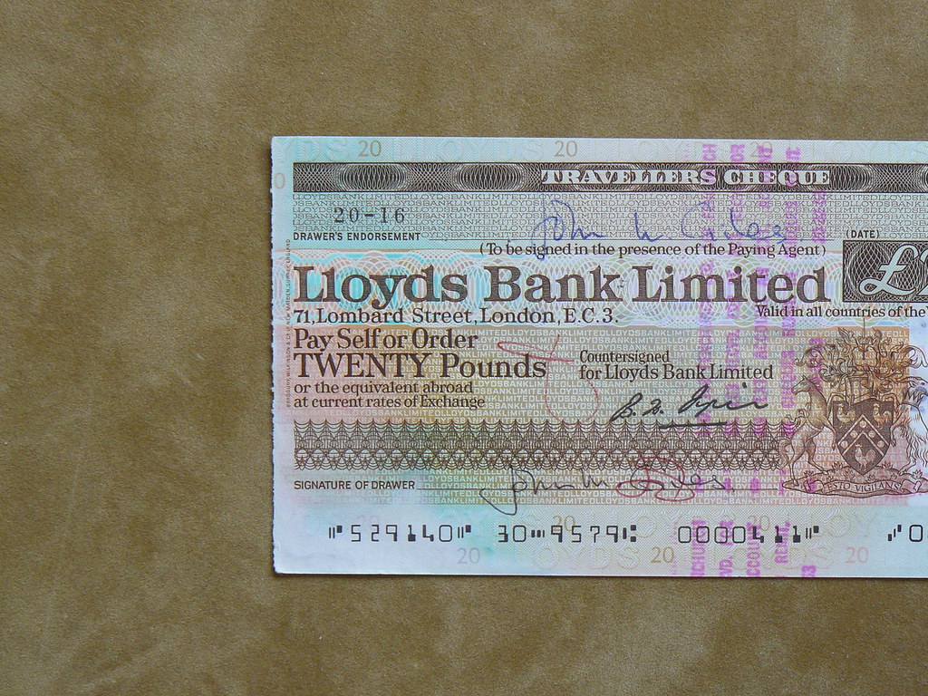 How Do I Get A New Cheque Book From Lloyds Bank SIRVEC