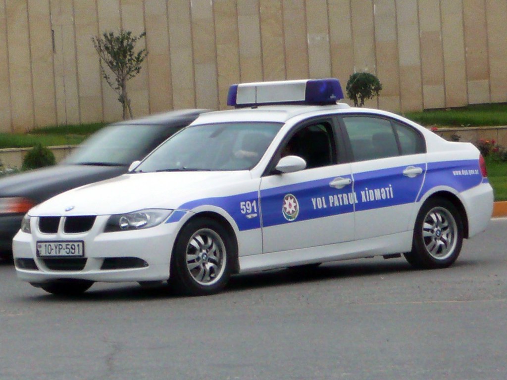 BMW Police Car, Azerbaijan Dan Nevill Flickr