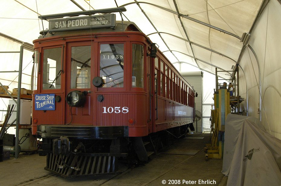 SAN PEDRO RED CARS1058 inside Carbarn a photo on Flickriver