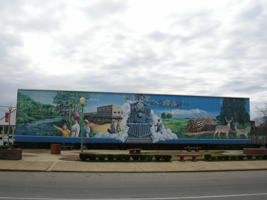 DSCN5292 Mural on Hwy 67, Prescott, Arkansas CHUCK KELLYTHANKS FOR