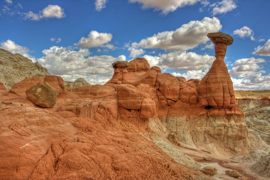 Mushroom Rocks HDR of Some neat rock formations in souther… Flickr