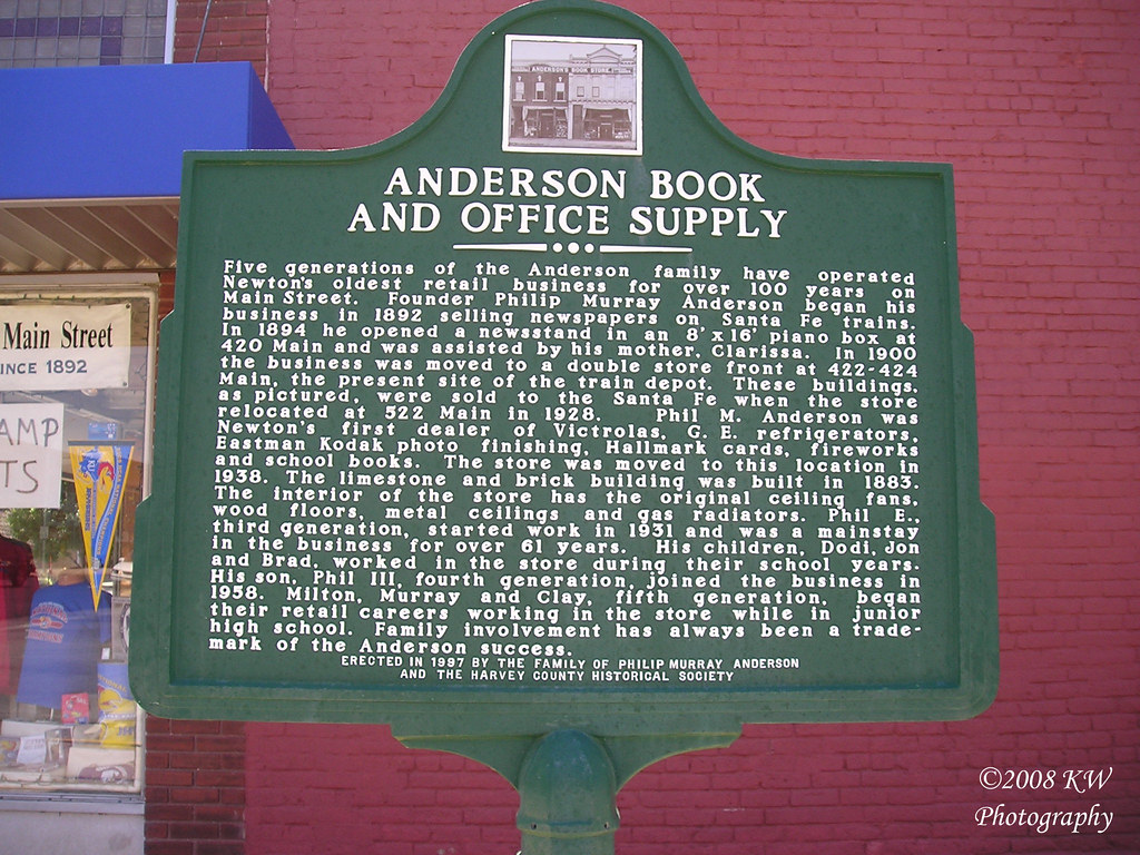 Anderson Book and Office Supply Historical marker commemor… Flickr