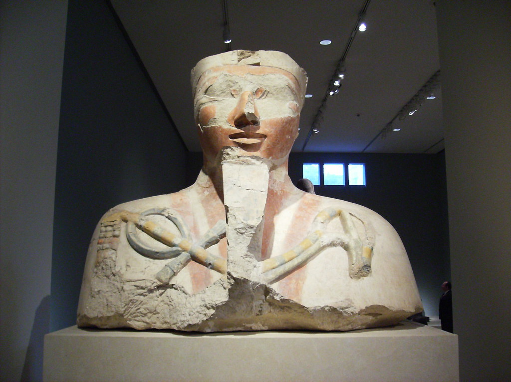 Head and Shoulders from an Osirde Statue Head from an Osir… Flickr