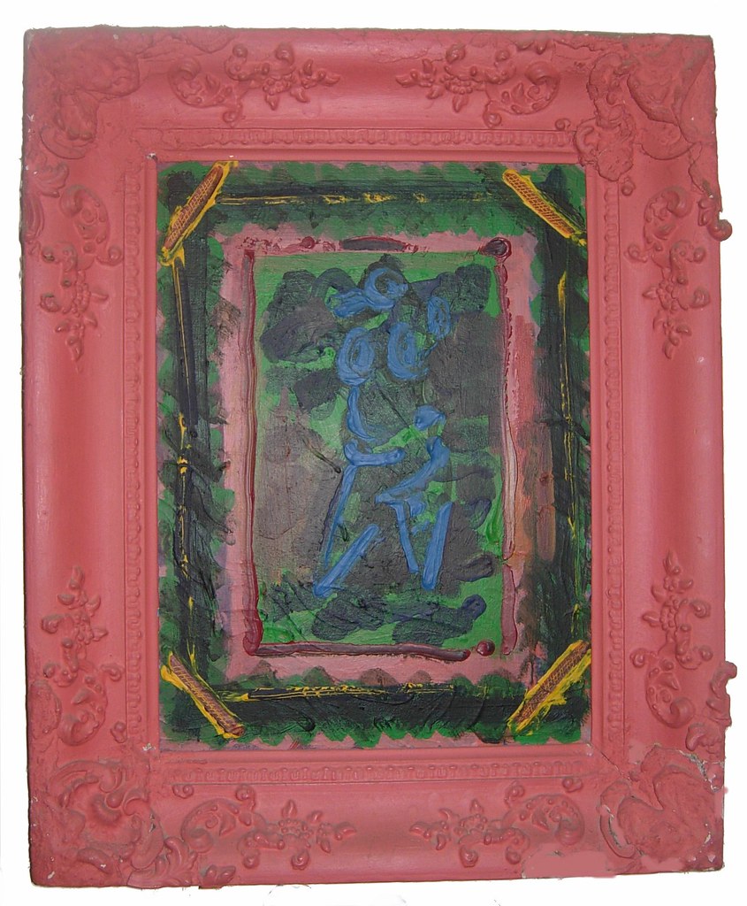 Blue Torso Torso by Monk Acylic painting in painted plaste… Flickr