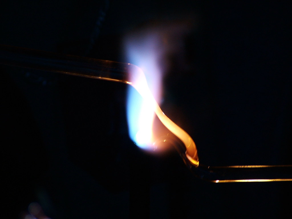 Melting Glass A fire this hot would melt anything. The gla… Flickr