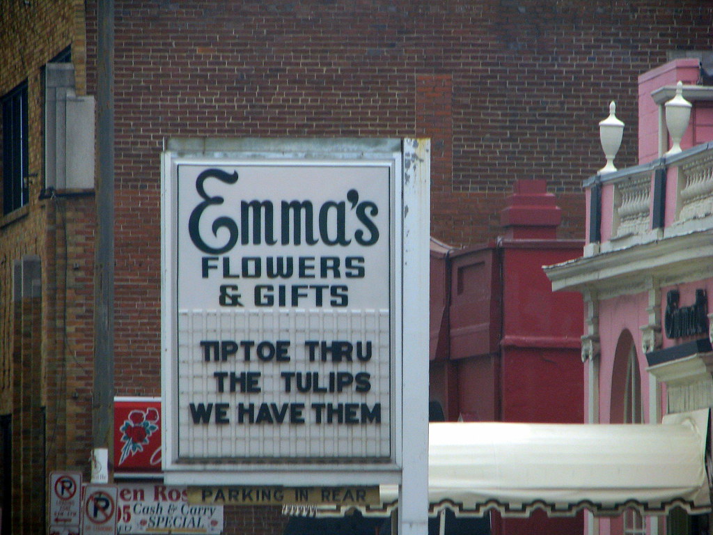 Emma's Florist sign a photo on Flickriver