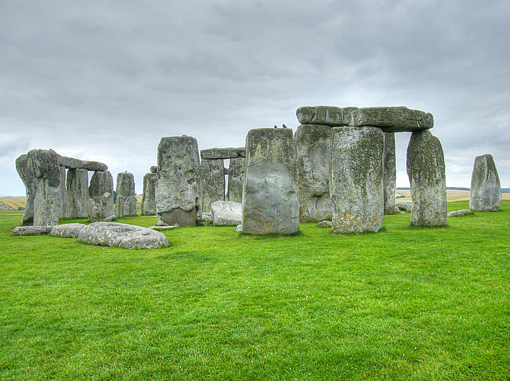 Stonehenge Face noroeste de Stonehenge, na Inglaterra, a c… Flickr