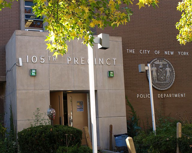P105 YPD Police Station Precinct 105, Queens Village, Queens, New York