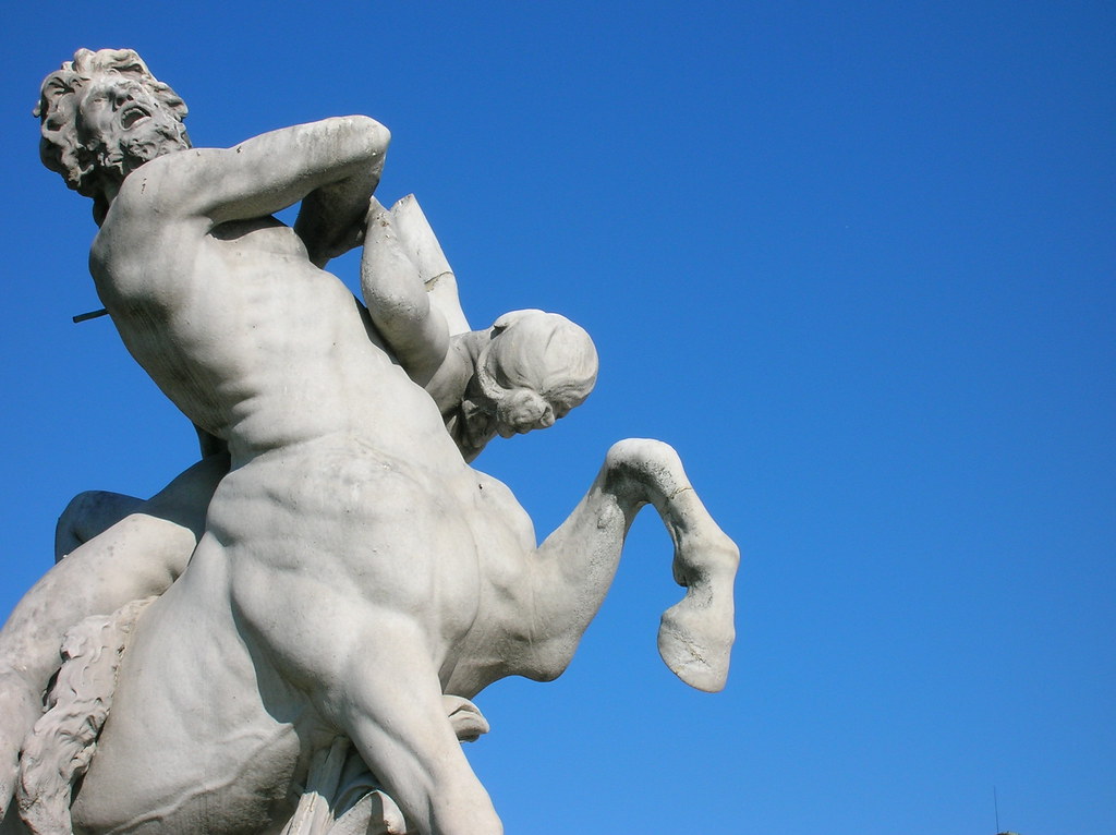 Centaur Statue, Jardin des Tuileries, Paris a photo on Flickriver