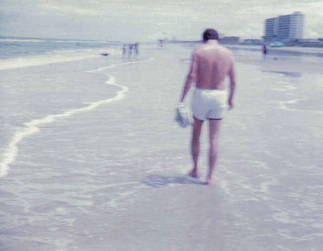 Dad at the beach. I love this picture. Found it while look… Flickr