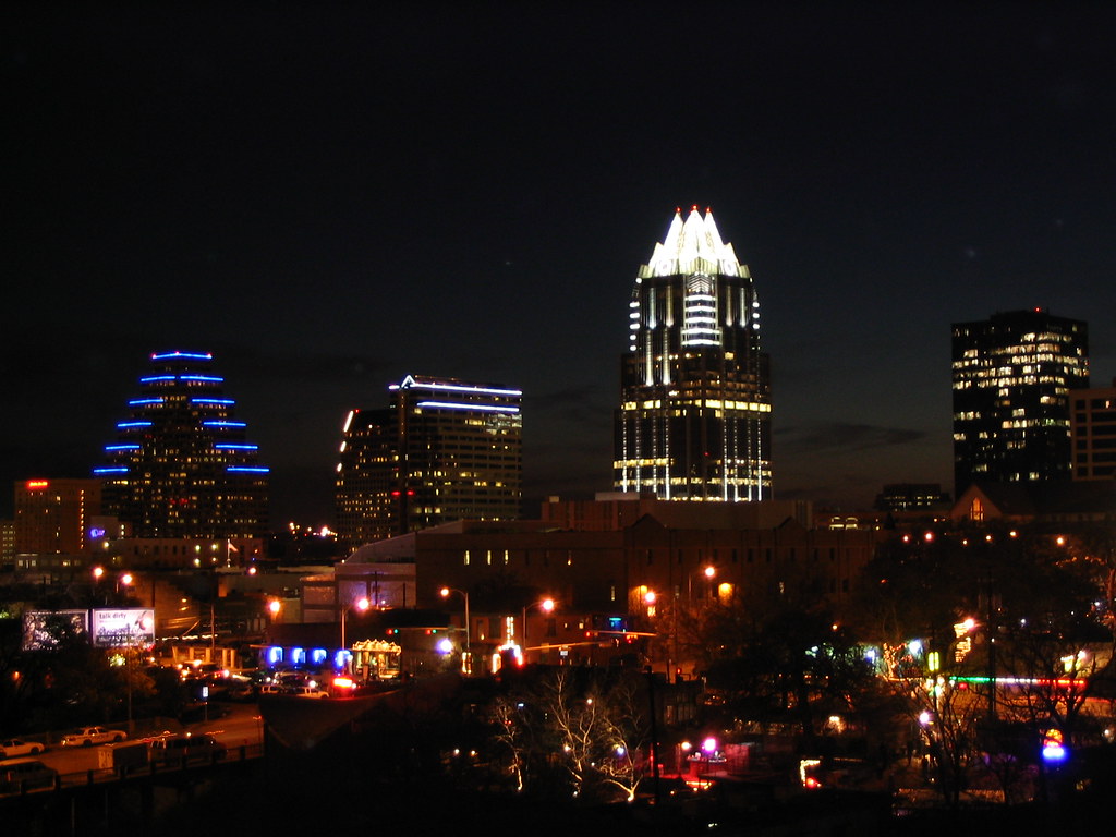 Downtown Austin, Texas at Night Austin is the capital of T… Flickr