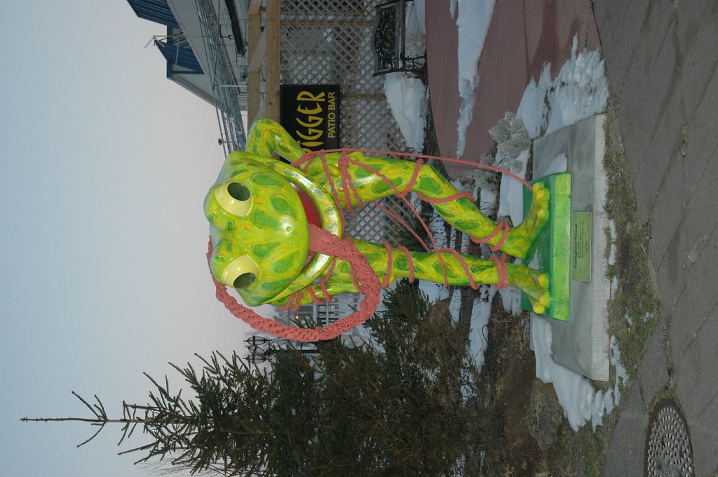 One of Many Frog Statues in Erie, PA Chauncey Wilson Flickr