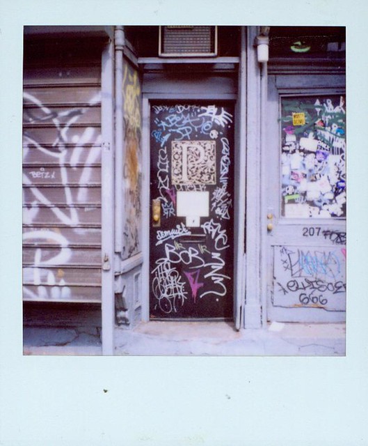 NYC doorway NYC doorway graffiti stuboyone_eight Flickr