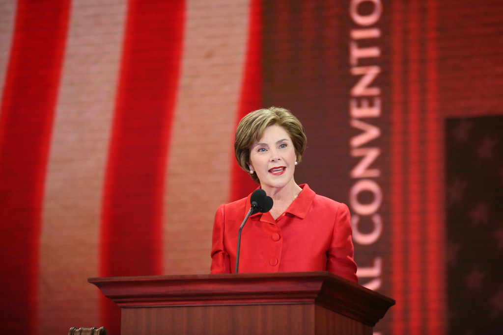 Laura Bush Republican National Convention, Day Two by Tom … Flickr