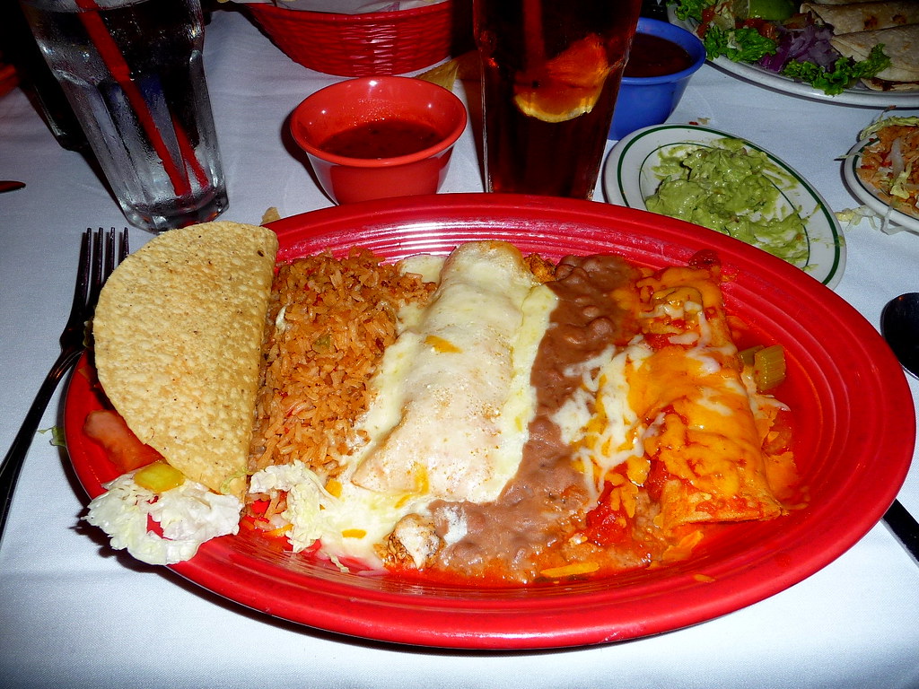 Taco and Enchilada Combo at Superior Grill, Baton Rouge, L… Flickr