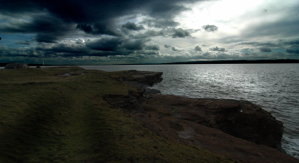 The weather closes in on Hilbre Island at high tide Flickr