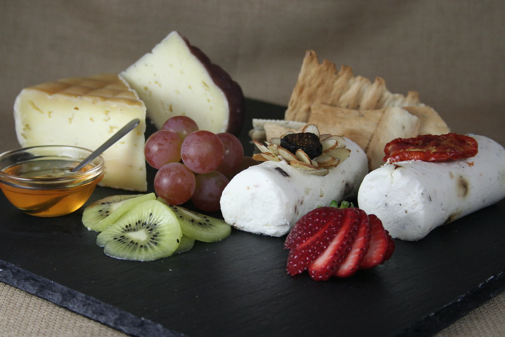 Cheese Board A cheese board presentation featuring River V… Flickr