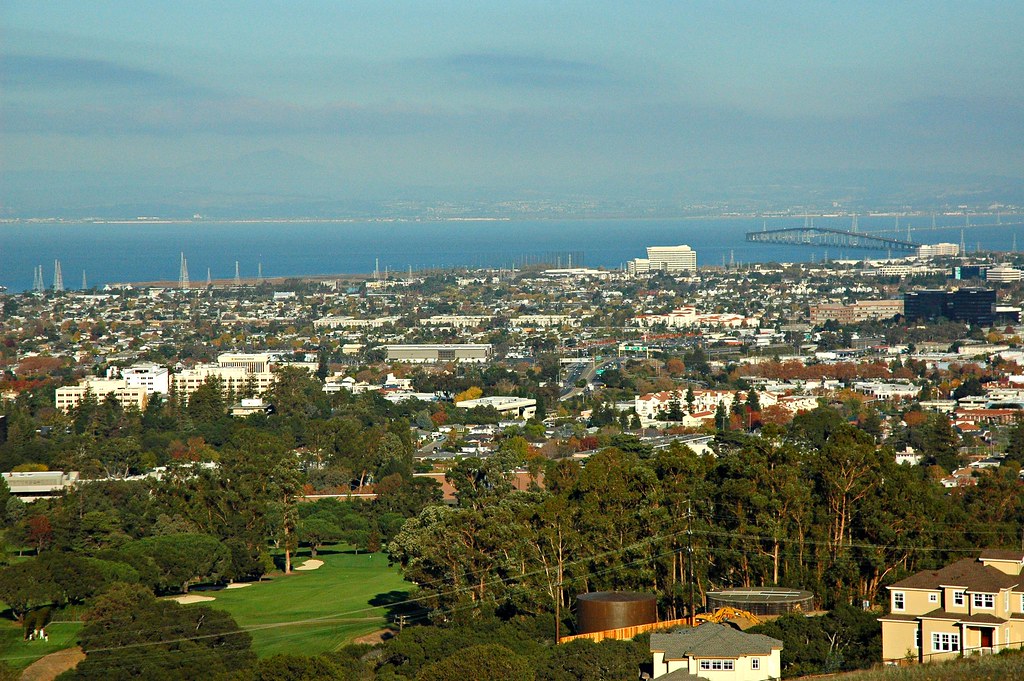 San Mateo, California, looking at the Hayward Bridge, USA Flickr