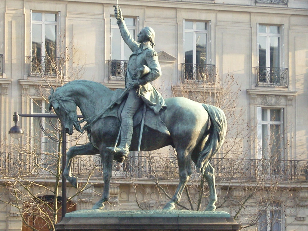 PARIS statue de Washington, place d'Iena Frédérique PANASSAC