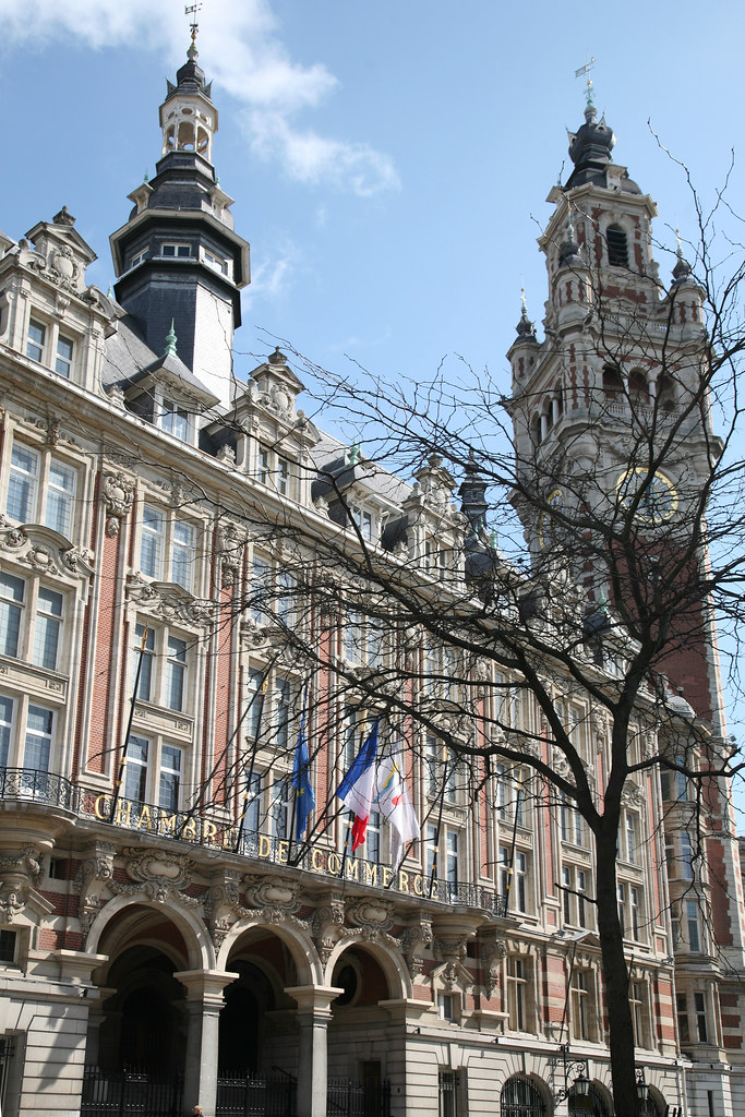 La Chambre de Commerce Une des façade et Beffroi de la