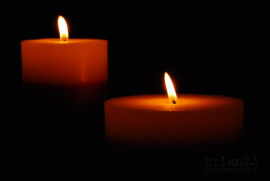 Candle Lights I light my candle, melting it clear the air … Flickr