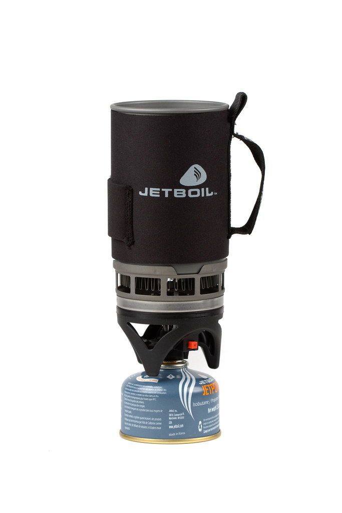 IMG_1019.jpg The new Jetboil system, ready to boil water. … Flickr