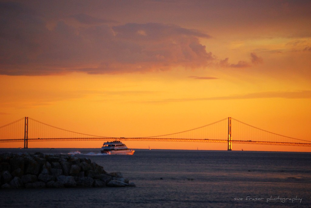 cruising into the sunset last ferry to leave Mackinac Isla… Flickr