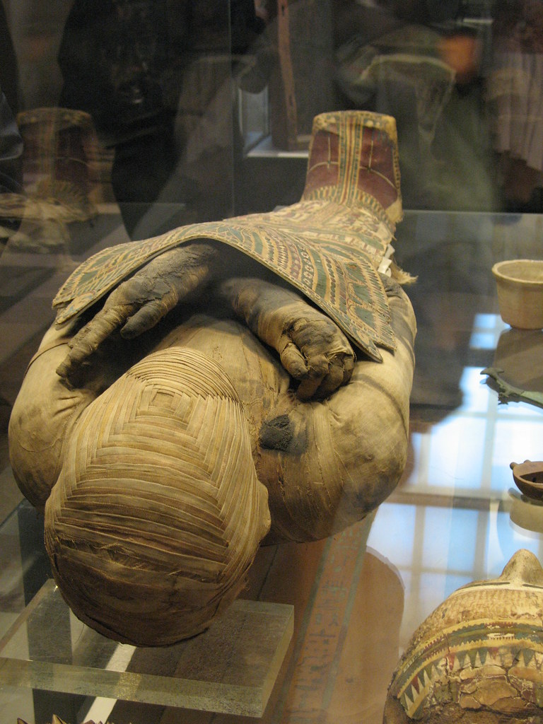 Egyptian Mummy, The Louvre, Paris, France rrusty Flickr