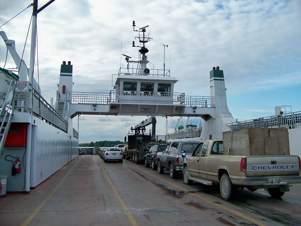 The KingstonWolfe Island ferry, from on board Marysville,… Flickr