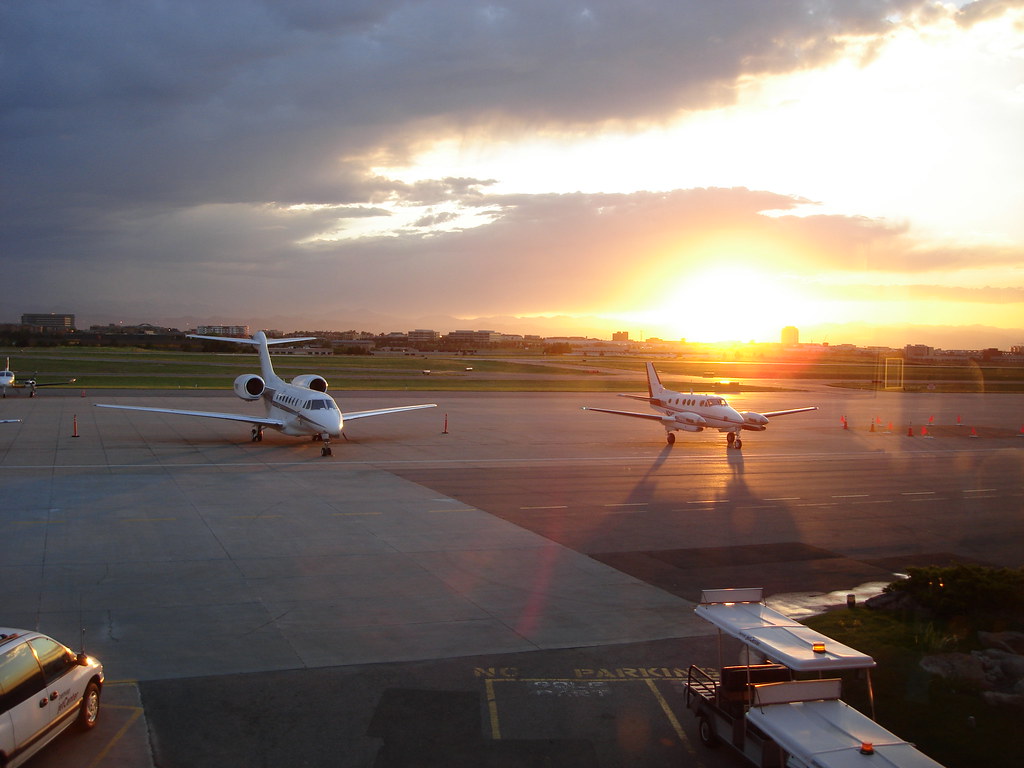 Centennial Airport Arapahoe County Sunset From Centennial … Flickr