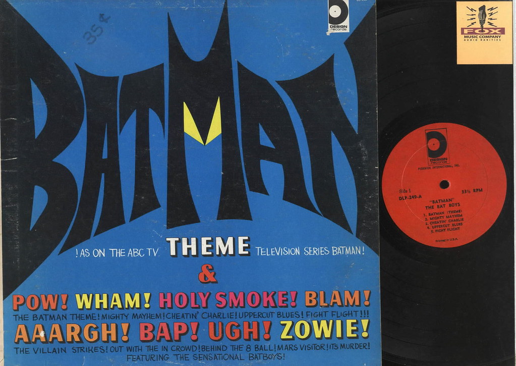 Batman Theme Song Design Records DLP 249 Vinyl lp ABC Tele… Flickr