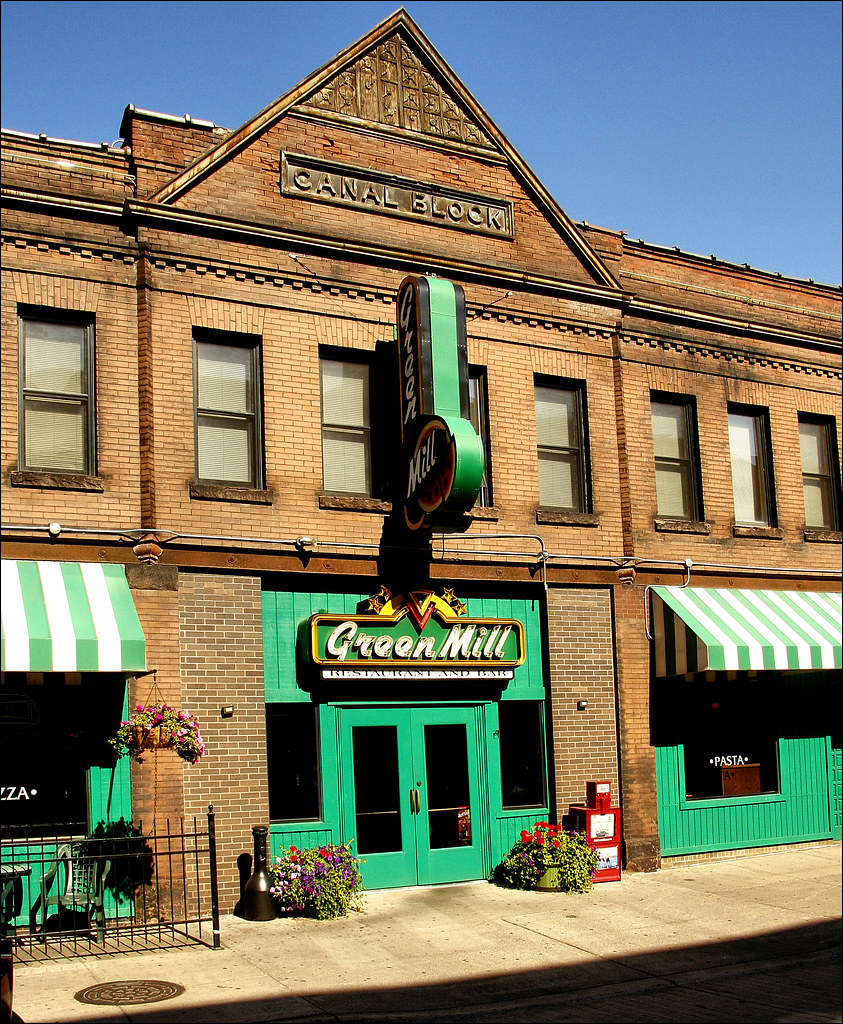 Green Mill Canal Block at the Waterfront of Duluth, Minnes… Flickr