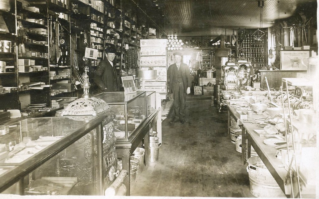 Herreid Bros. Hardware Store From left Peter Herreid, Mor… Flickr