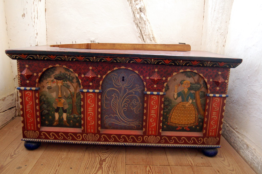 Chest in a German home Frontier culture museum, Staunton, … Flickr