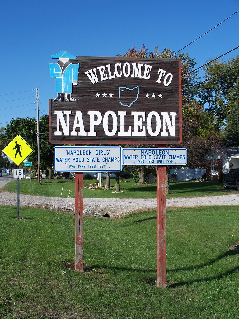 OH Napoleon Entrance Entrance to Napoleon, Ohio. Flickr
