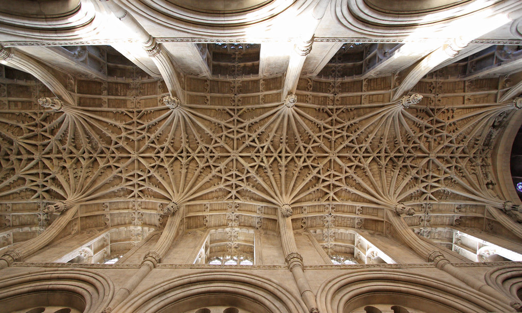 Christ Church's vault Designed by William Orchard c.1500, … Flickr