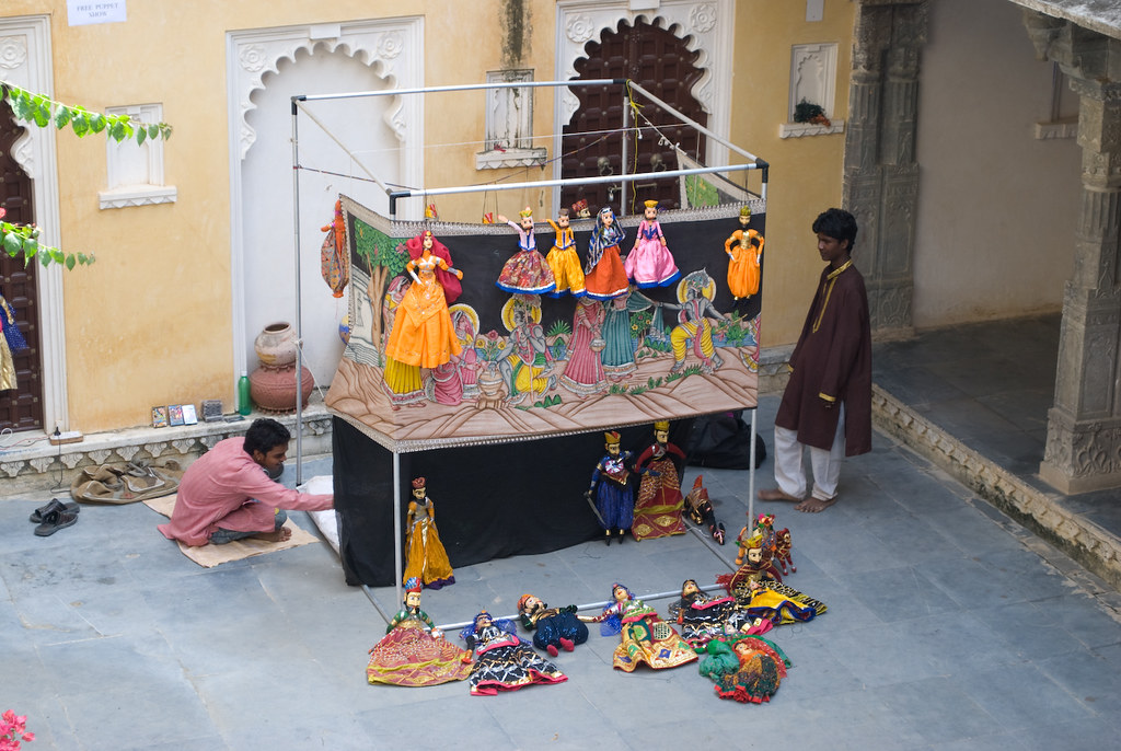 Puppet Show at Bagore ki Haveli Bagore ki Haveli, Udaipur Flickr